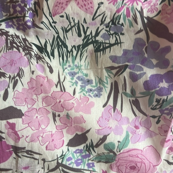 Emerald Lavendar Darling Cotton Floral Maxi Dress with pockets - Picture 13 of 13